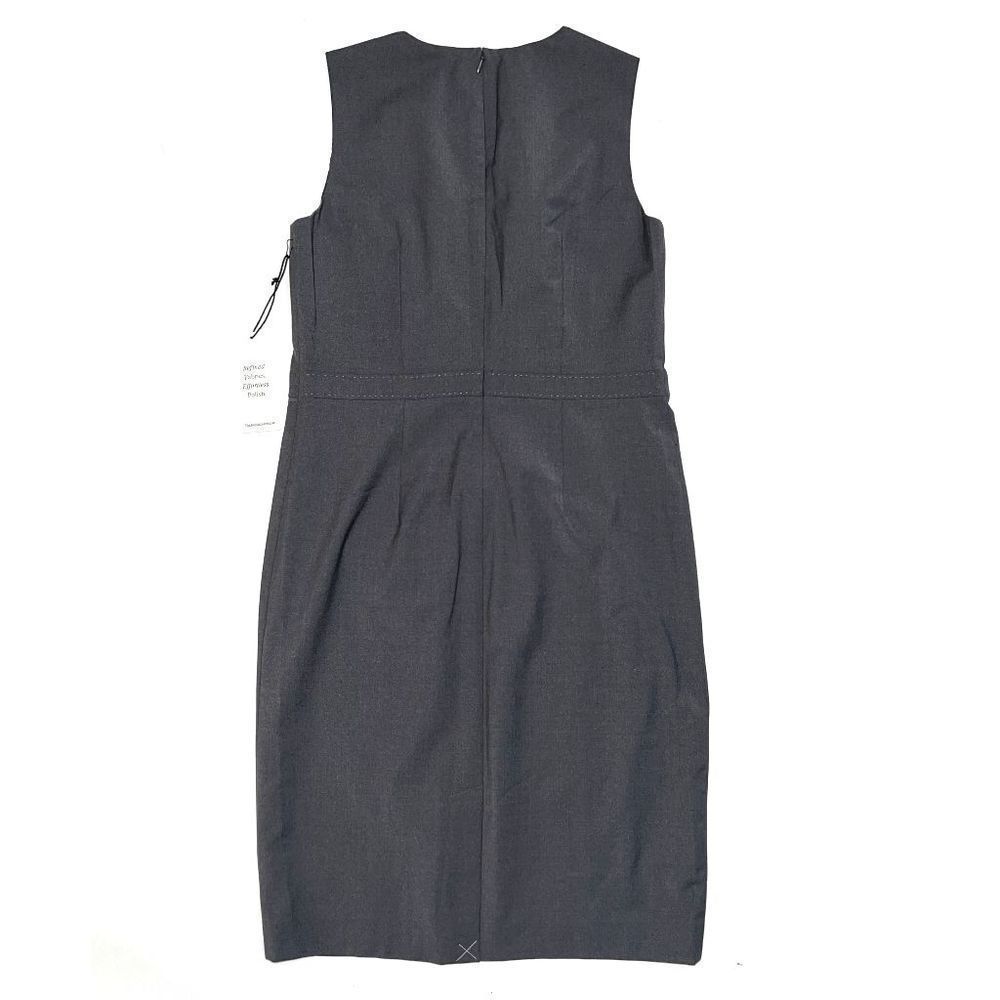 NWT Ann Taylor Women's Gray Sheath Dress - Picture 2 of 6